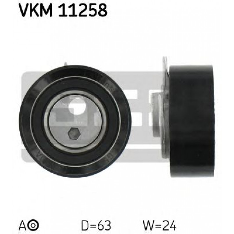 VKM 11258 SKF Натяжний ролик